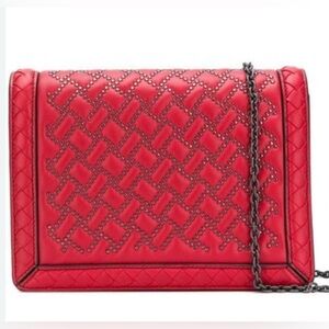 *SOLD* BOTTEGA VENETA red
Stud Detail Cross Body